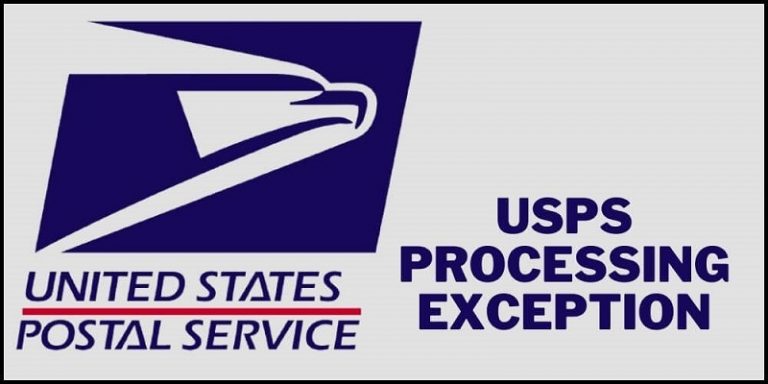 What Does Processing Exception USPS Mean